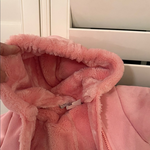 Pink Hooded Baby Snowsuit - Picture 2 of 7